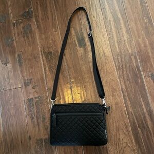 Vera Bradley Triple Compartment Crossbody Black